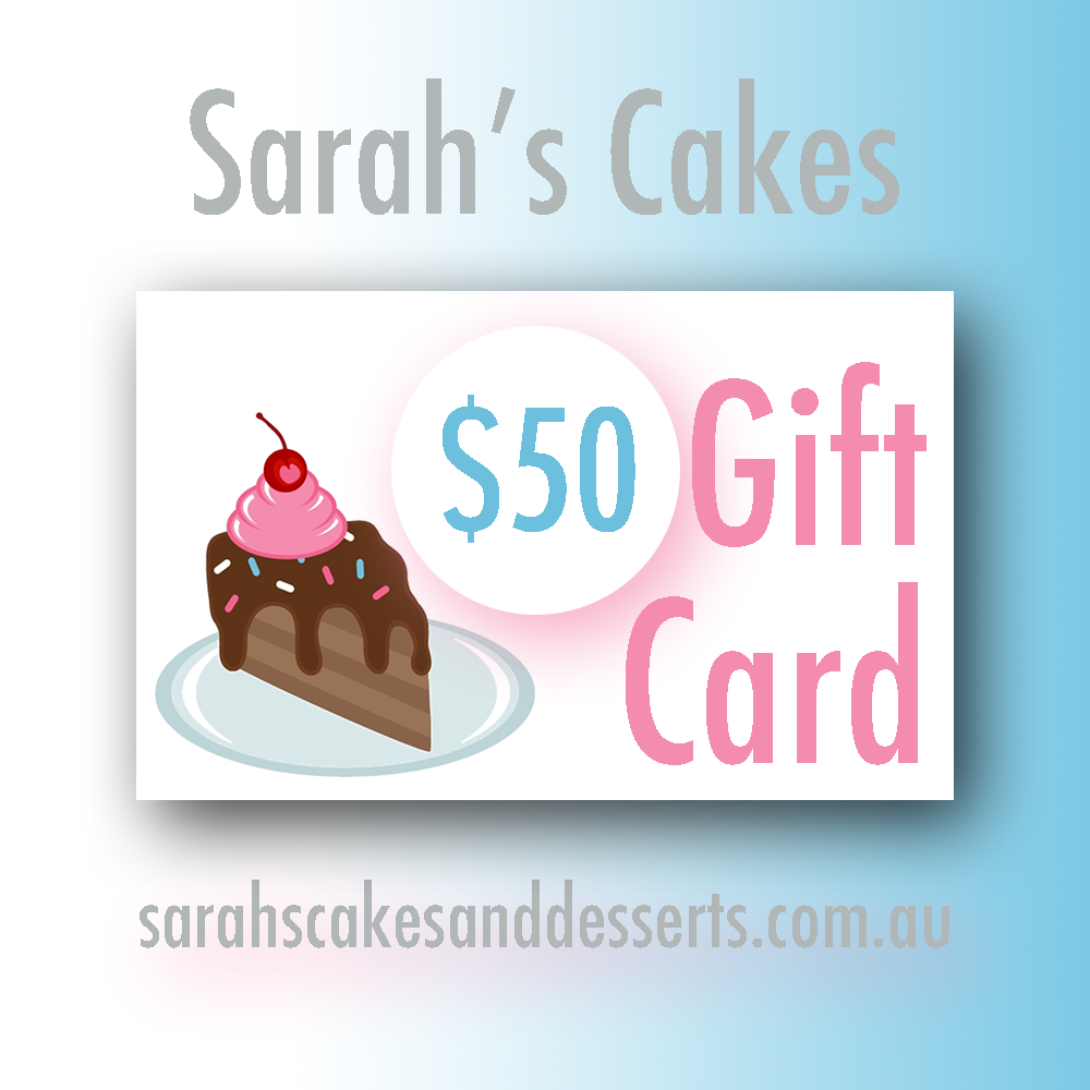 Sarah's Cakes Gift Card